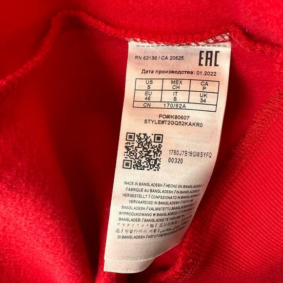 Guess Poleron Walt Logo Tape Mock Zip Up Fleece Jacket NWT Size Small - Picture 7 of 7